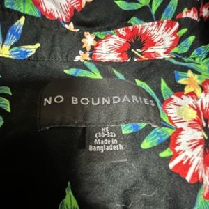 No Boundaries hawaiian button down